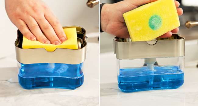 2-in-1 Kitchen Soap Dispenser