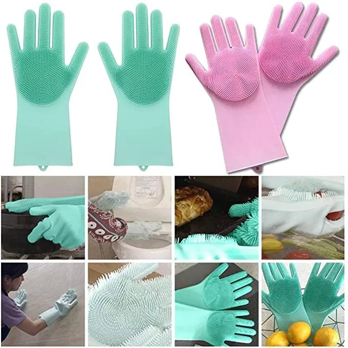 Silicone Dishwashing & Cleaning Gloves