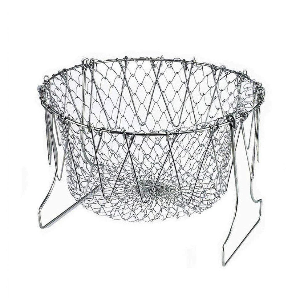 Stainless Steel Foldable Chef Basket