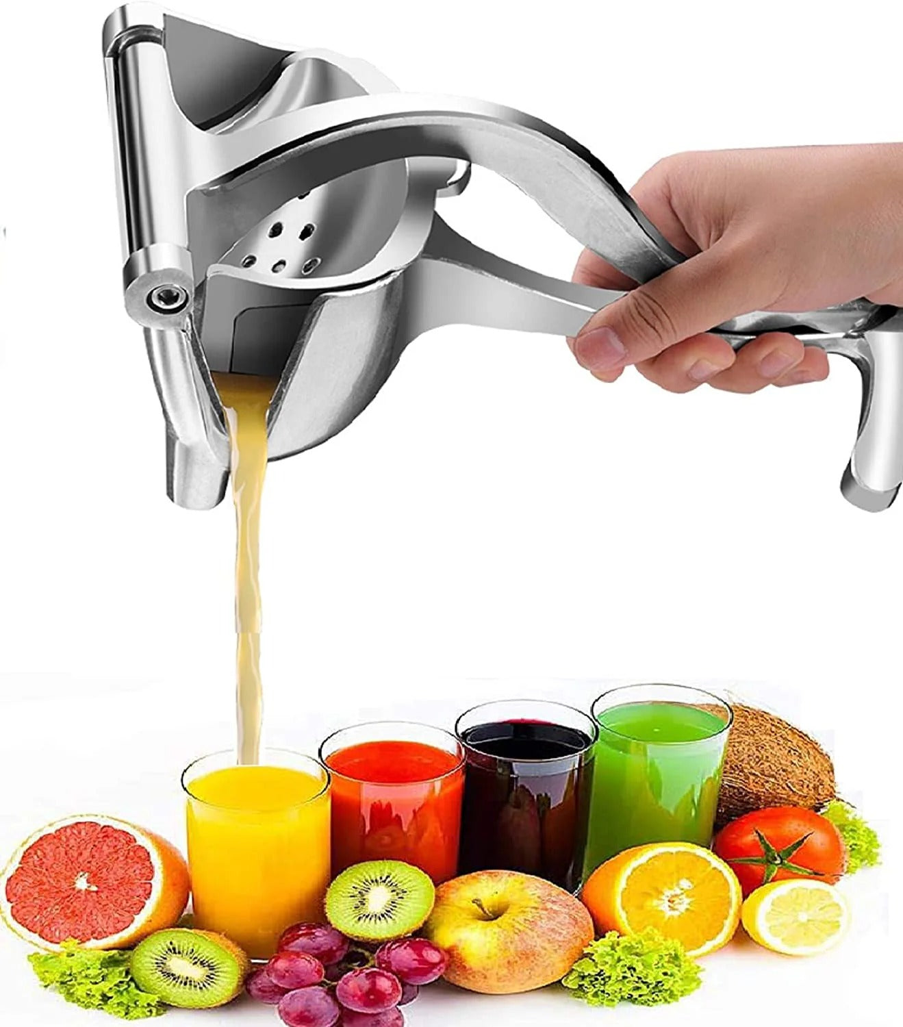 Stainless Steel Handheld Fruit Juicer