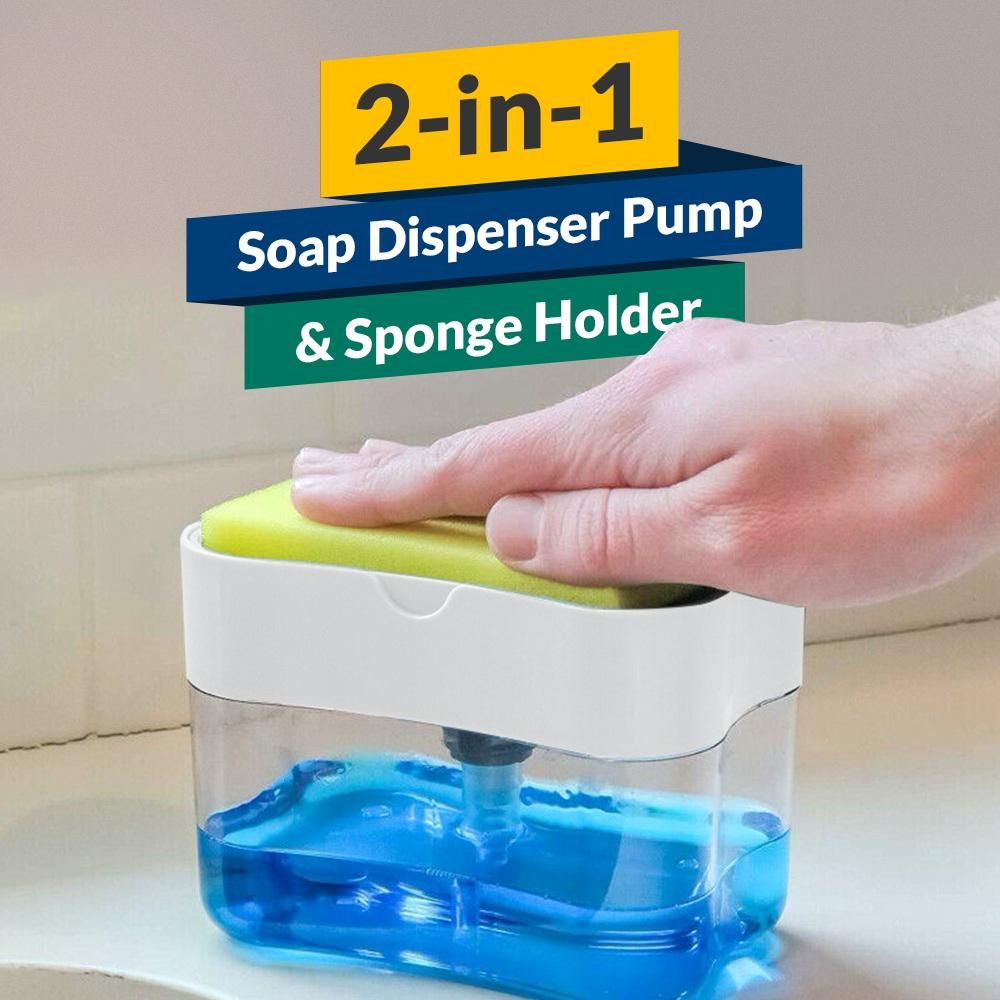 2-in-1 Kitchen Soap Dispenser
